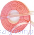 Tasiemka satynowa, wstążka atłasowa 6mm - Jasny Łosoś 122