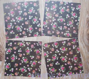 Zestaw papierów do scrapbookingu BasicGrey - Różyczki - 15,2x15,2 cm