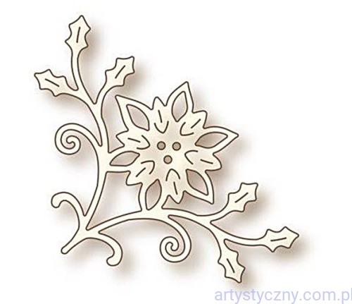 Wykrojnik WRS - Poinsettia Corner - Narożnik - SD033