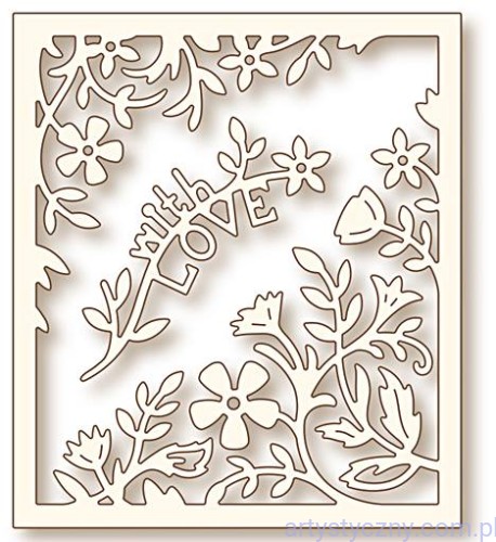 Wykrojniki WRS - Flower Frame - Kwiatowa Ramka SD066
