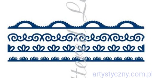 Wykrojniki Tattered Lace Scallop Delight Borders - Lamówki D298