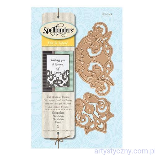 Wykrojniki Spellbinders Flourishes Die D-Lites S2-247