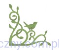 Wykrojnik CottageCutz Flourish Bird Corner - Elites - Kwiatowy Narożnik