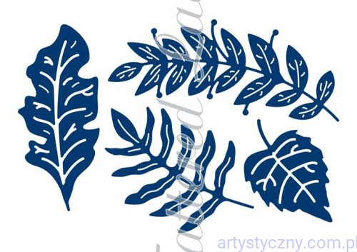Wykrojniki Tattered Lace - Seasonal Foliage - Liście Listki