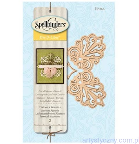 Wykrojniki Spellbinders Fretwork Accents Die D-Lites- jak Mandala)