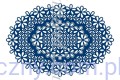 Wykrojniki Tattered Lace -  Laced Edge Ovals - Serwetka Stokrotki ETL361