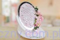 Wykrojniki Tattered Lace -  Laced Edge Ovals - Serwetka Stokrotki ETL361