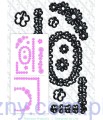 Wykrojniki Xcut -  Naïve Floral Borders - Kwiatki Ramki Narożniki XCU 503245