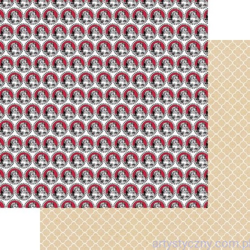 Papier do scrapbookingu Candy Cane Lane Santa - Mikołaj 30x30сm
