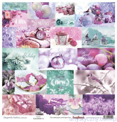 Elementy do wycięcia  - Elegantly Festive Cards 1 - 30x30 сm