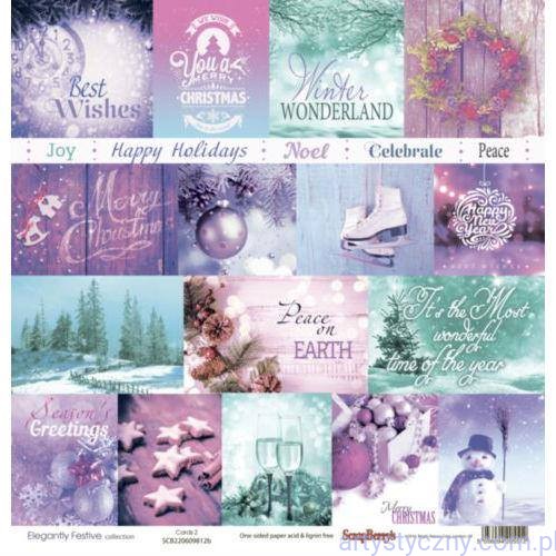 Elementy do wycięcia - Elegantly Festive Cards 2 - 30x30сm