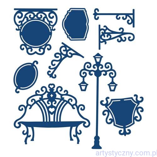 Wykrojniki Tattered Lace - Her Decorative Embellishments TTL/D206/D