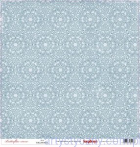 Papier do Scrapbookingu Veil - Ornamenty Rozety 30x30cm