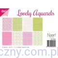 Zestaw papierów do scrapbookingu Joy! Crafts - Lovely Aquarels - 12xA4 - 6011/0572