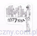 Stempel Akrylowy ~ City Girl, Tumblr Girl