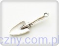 Metal Charms - Spade - Łopata Łopatka  - 4 szt