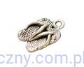 Metal Charms - Slippers - Klapki - 4 szt