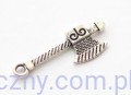 Metal Charms - Carved Axe - Rzeźbiony Topór - 4 szt