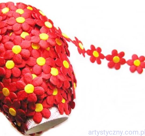 Aplikacje FANTAZJA Czerwone Nagietki ~ 20 szt