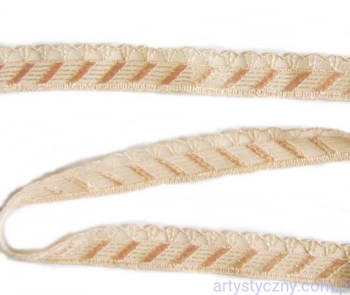 16. Brzoskwiniowa Koronka - 1 metr