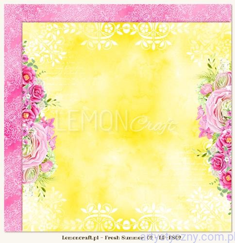 Papier do scrapbookingu LemonCraft - Fresh Summer 02 - 30x30cm