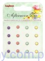 Ćwieki ozdobne enamel brads Afternoon Tea - 16 szt
