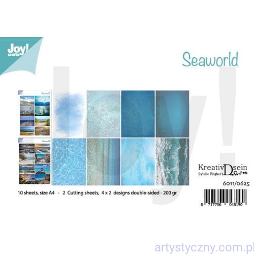 Zestaw papierów do scrapbookingu Joy! Crafts - Seaworld 10xA4 - 6011/0625
