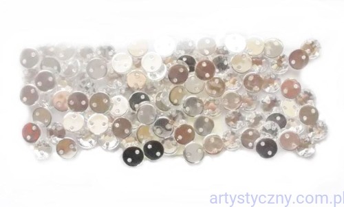 Bezbarwne Kryształki Cyrkonie 6,5mm - 100 szt