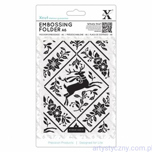 Xcut A6 Embossing Folder - Stag and Ivy XCU 515923.jpg