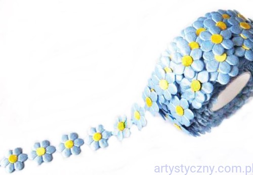 Aplikacje FANTAZJA Błękitne Nagietki ~ 20 szt