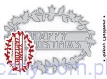 Wykrojnik Dovecraft - Happy Christmas - Wieniec - 104