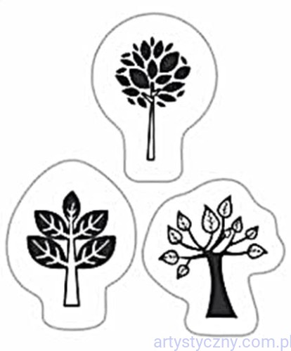 Stemple Akrylowe, Trees, 3 Drzewa Drzewka