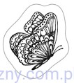 Stempel Akrylowy, Flying Butterfy, Motylek 1058