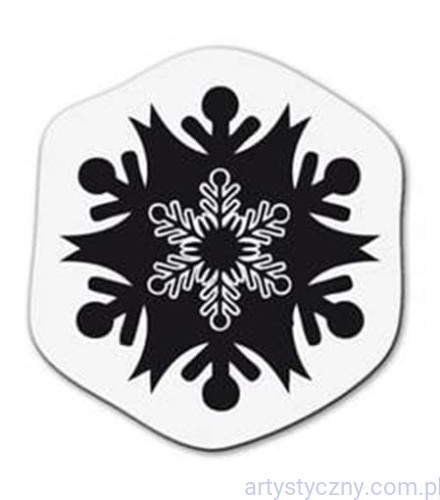 Stempel Akrylowy CartUs ~ Crystal Flower Head ~ Kwiatowa Śnieżynka - 1105