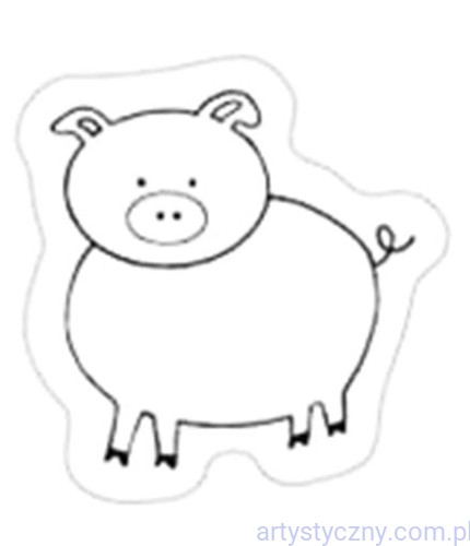 Stempel Akrylowy CartUs ~ Little Pig - Świnia Świnka