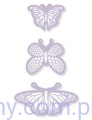 Wykrojniki Cart-Us 3szt - Butterflies - Motyle Motylki 0141