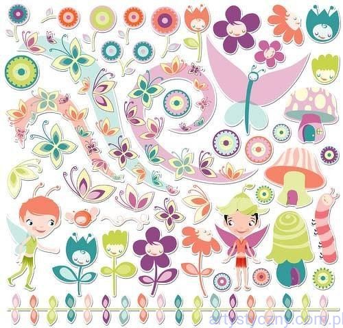 Pixie-Licious Ready-Set-Chip 12x12 Adhesive Chipboard Sheet.jpg Pixie-Licious - Ready-Set-Chip - Tekturowe Ozdoby 43 szt