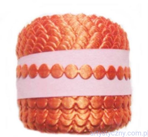 Aplikacje Pomarańczowe Kropki Kropeczki ~ 1 m ~ 140 sztuk