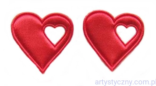 Duże Serca na Kotyliony ~ Czerwone 100 sztuk