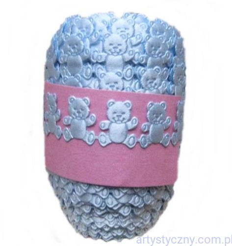 Aplikacje na taśmie Niebieskie Misie ~ 50 sztuk