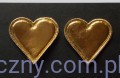 Duże Serca na kotyliony ~ Złote 10 sztuk