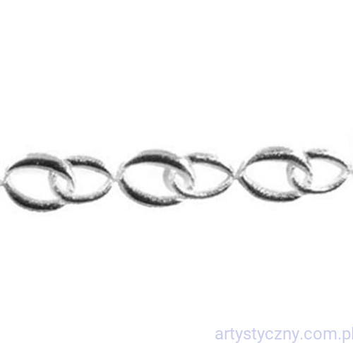 Aplikacje Srebrne Obrączki Podłużne ~ 25 sztuk