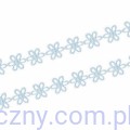 Aplikacje Ażurki 1,7 cm Ażurowe kwiatki ~ 50 szt ~ BŁĘKITNE