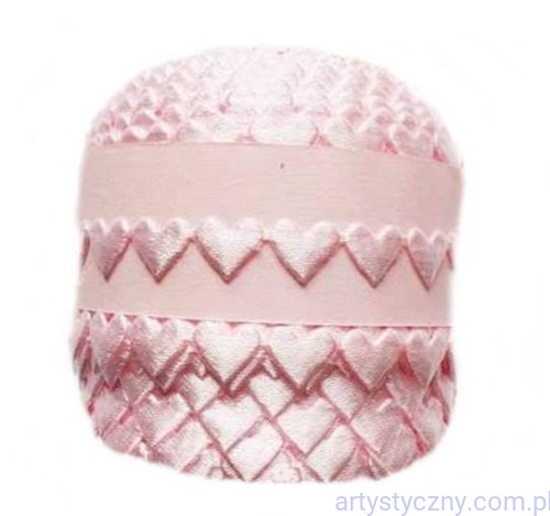 Różowe Aplikacje Serca Serduszka Mini ~ 119 szt ~ 1 metr