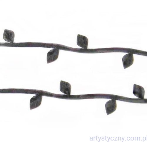 Aplikacje łodyga łodyżka gałązka CZARNA ~ 1 metr