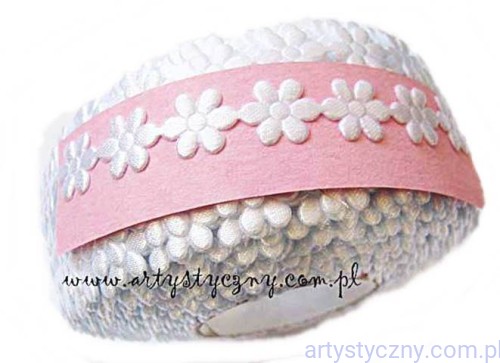 Aplikacje Białe Kwiatki Stokrotki 8mm - 80 sztuk