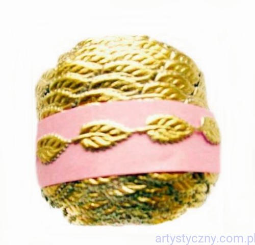 Drobne Aplikacje Liście Listki ZŁOTE 50 sztuk