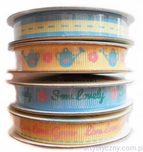 Tasiemki Rypsowe - 8 metrów - Forget Me Not Ribbons