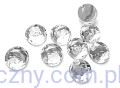 Bezbarwne Srebrne Cyrkonie Kamienie do przyszycia 25mm - 5 sztuk