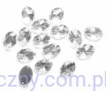 Srebrne Cyrkonie Kamienie do przyszycia Owale 10x14mm - 100 sztuk